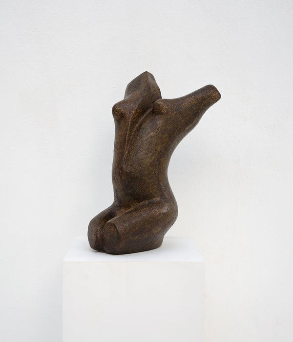 Vintage Abstract Figurative Sculpture