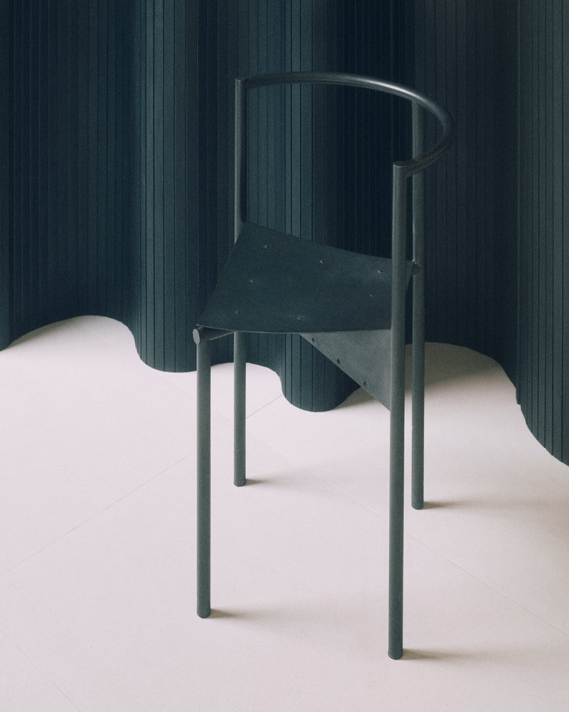 Tambour Screen in Fumed Poplar by Tom Roberts