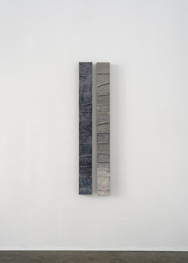 Abstract Composition Diptych, Mixed Media on Board