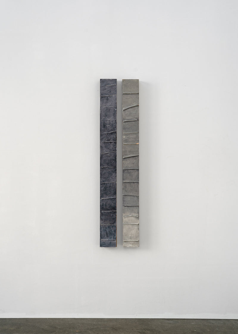 Abstract Composition Diptych, Mixed Media on Board