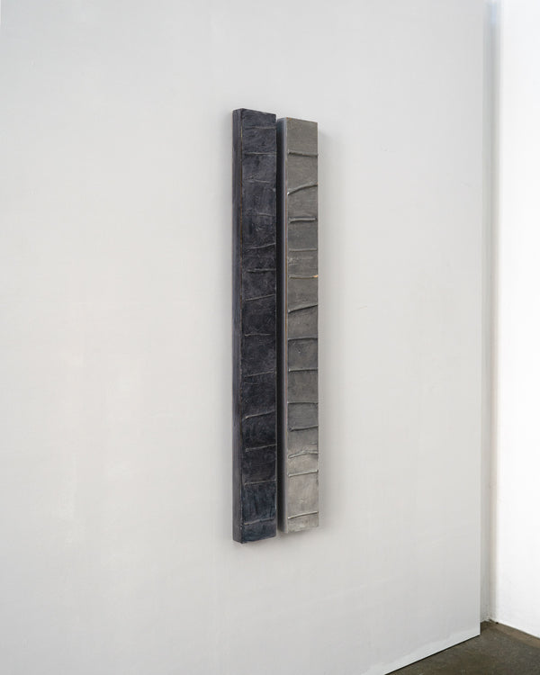 Abstract Composition Diptych, Mixed Media on Board