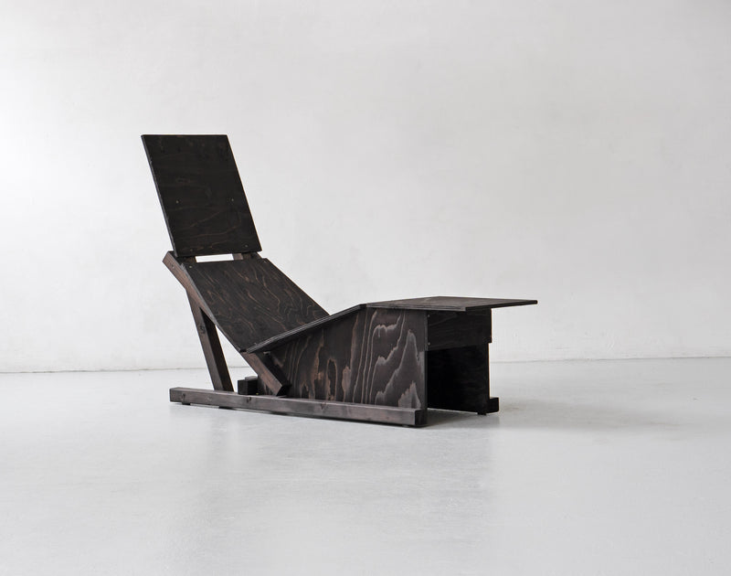 Plywood '4PM Self Build' Chaise by Mass Productions / Aram