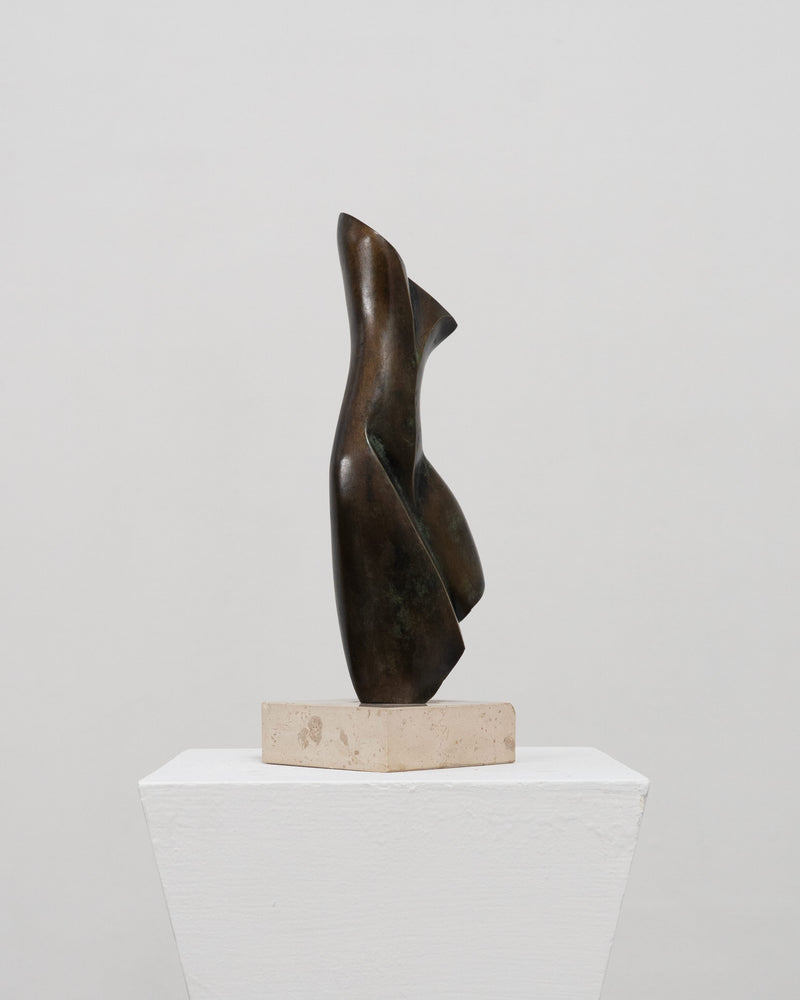 Untitled, Abstract Sculpture in Bronze by Stanislaw Wysocki (b.1949)