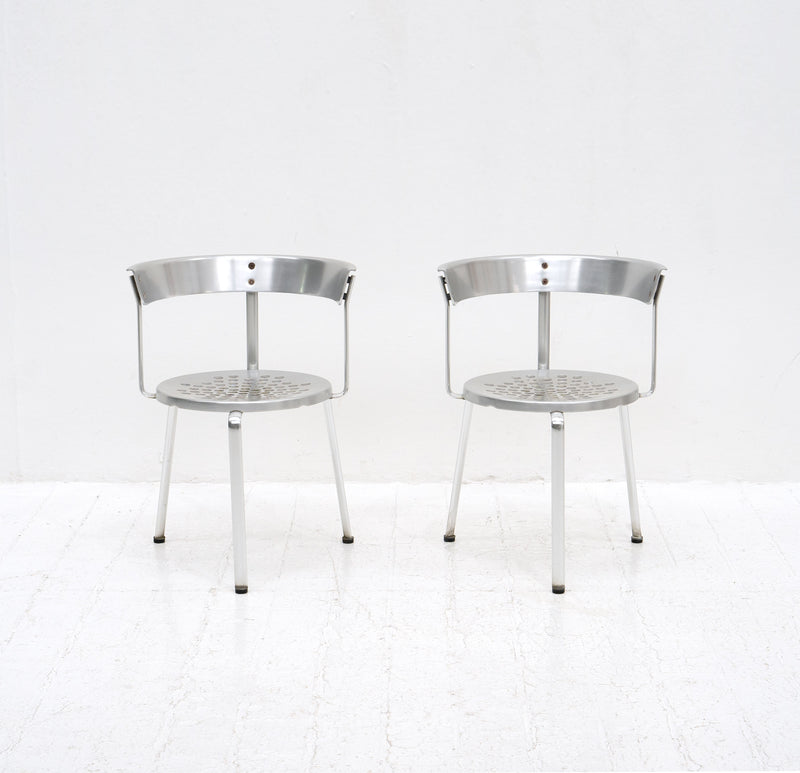 'Alu 3' chairs by Kurt Thut for Seledue, Switzerland, 1987