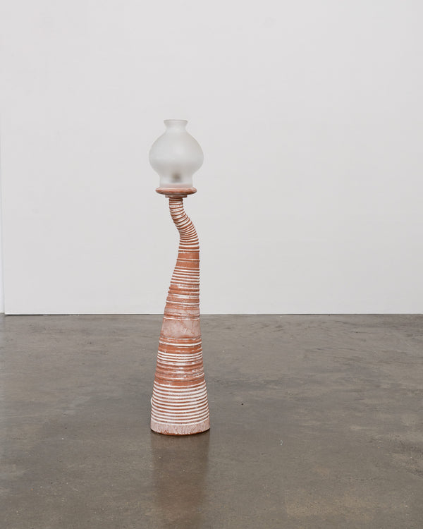 Vintage Sculptural Terracotta Lamp