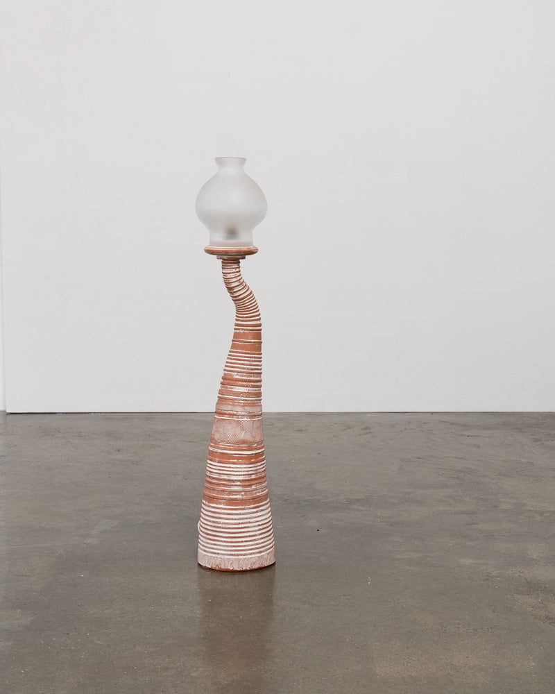 Vintage Sculptural Terracotta Lamp