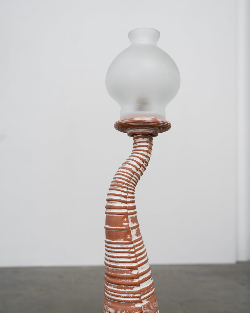 Vintage Sculptural Terracotta Lamp