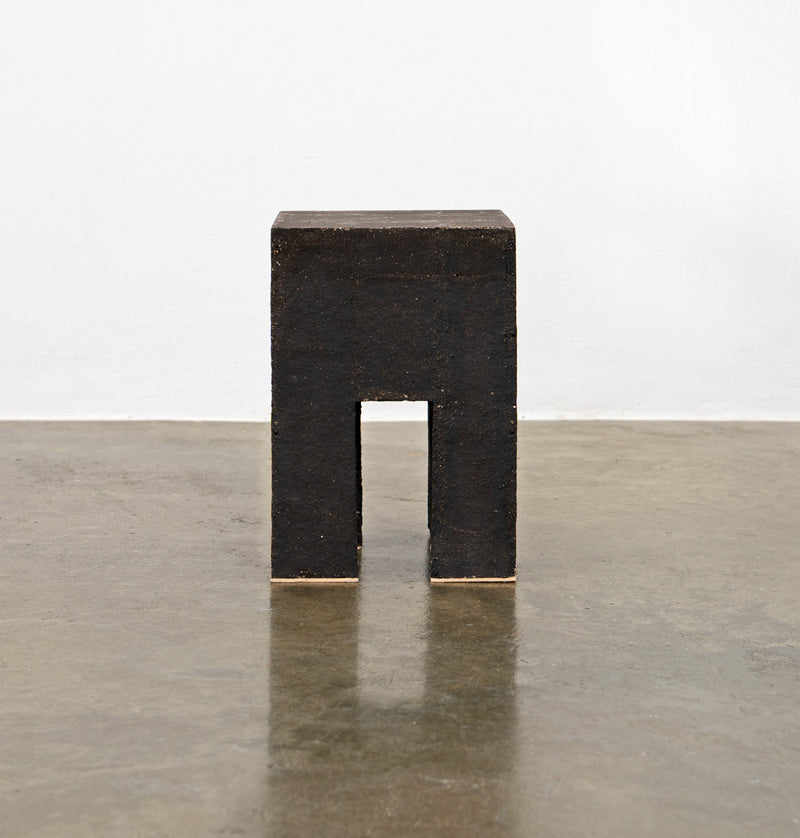 Coarse Stoneware Side Table by Tom Roberts