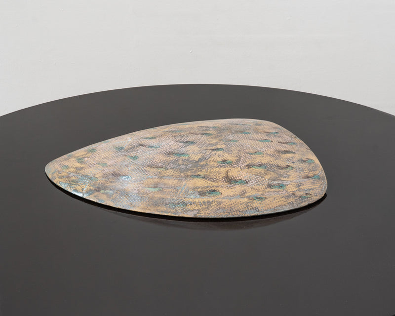 Large Postmodern Ceramic Centrepiece Bowl