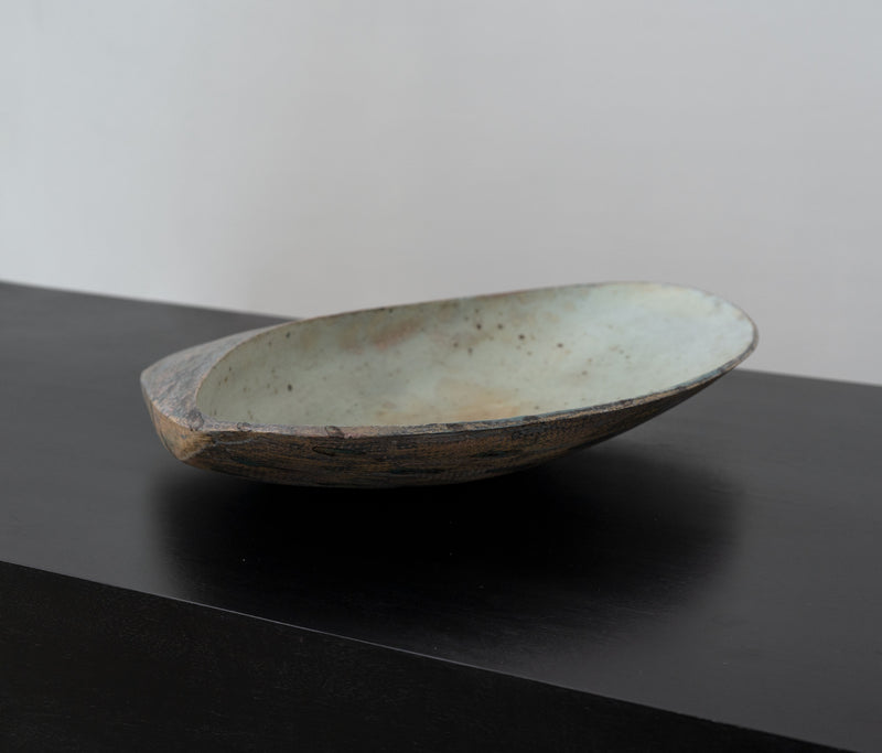 Large Postmodern Ceramic Centrepiece Bowl