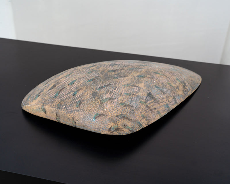 Large Postmodern Ceramic Centrepiece Bowl