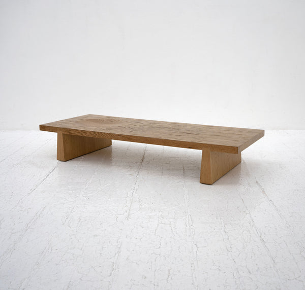 Oak Japanese Style Coffee Table after Alan Peters