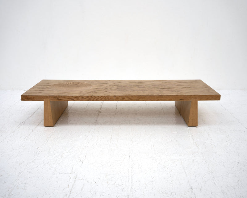 Oak Japanese Style Coffee Table after Alan Peters