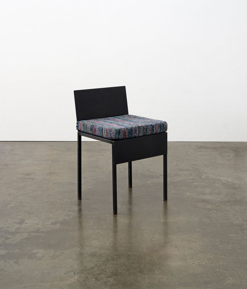 Postmodern Steel Dining Chairs, Italy, c.1980 (1 of 10)