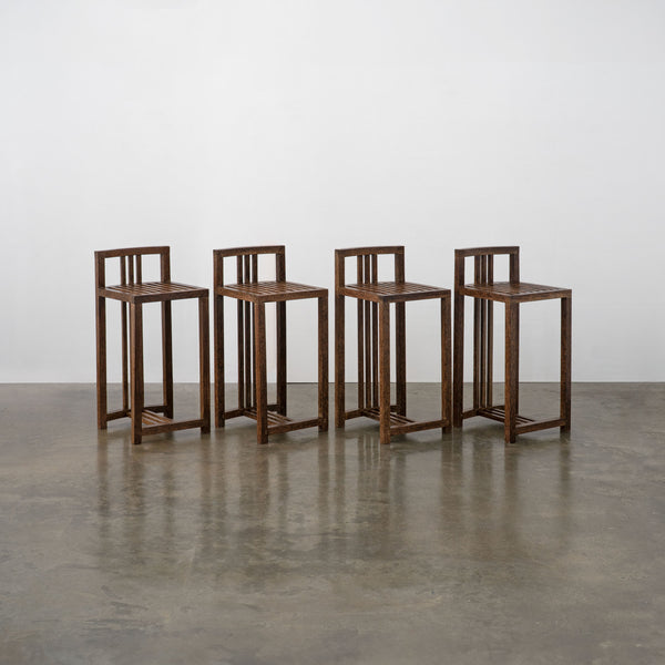 Modernist Koko Wood Bar Stools (1 of 4)