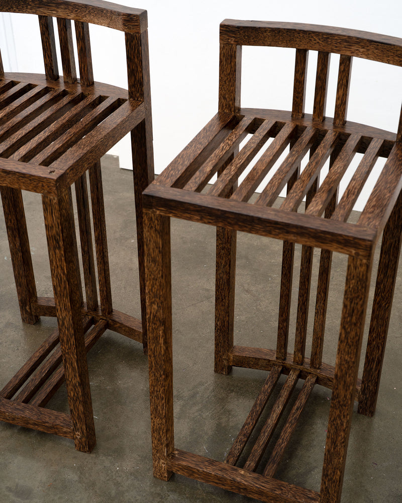 Modernist Koko Wood Bar Stools (1 of 4)