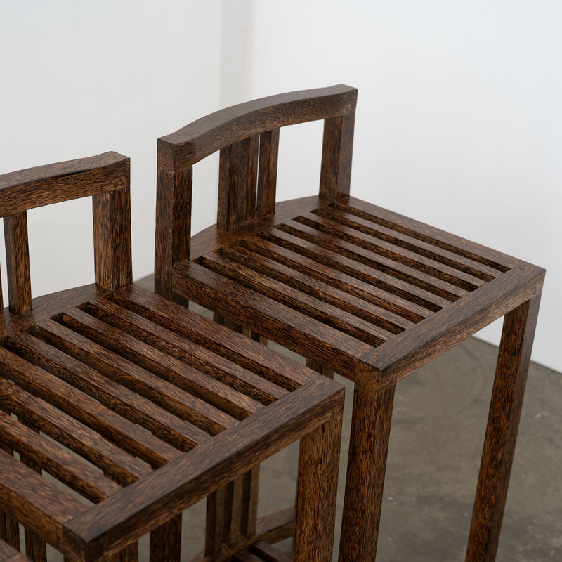 Modernist Koko Wood Bar Stools (1 of 4)