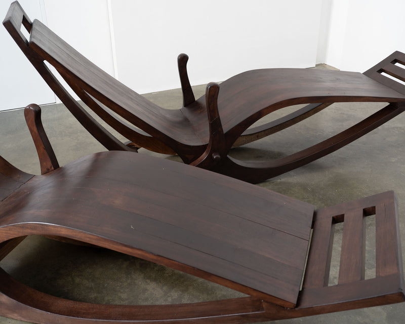 Modernist Garden Loungers