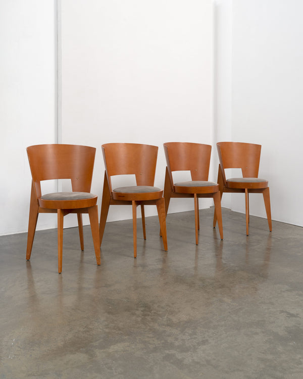 Set of 4 "Ola" Dining Chairs designed by Pascal Mourgue