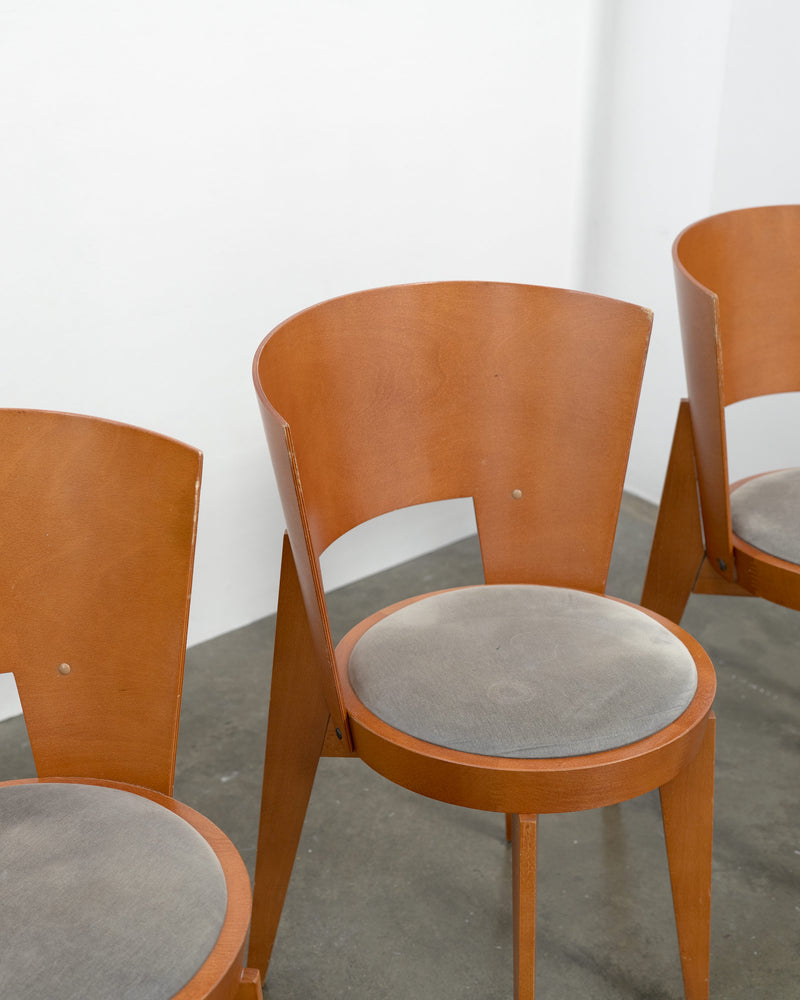 Set of 4 "Ola" Dining Chairs designed by Pascal Mourgue