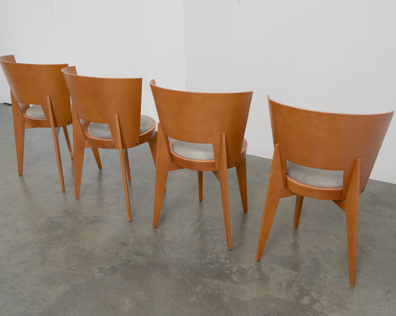 Set of 4 "Ola" Dining Chairs designed by Pascal Mourgue