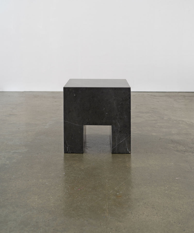 Postmodern Solid Marble Stool / Side Table