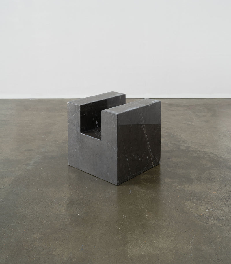 Postmodern Solid Marble Stool / Side Table