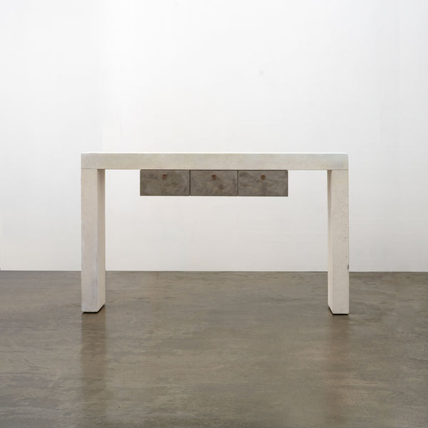 Postmodern Stone Console Table