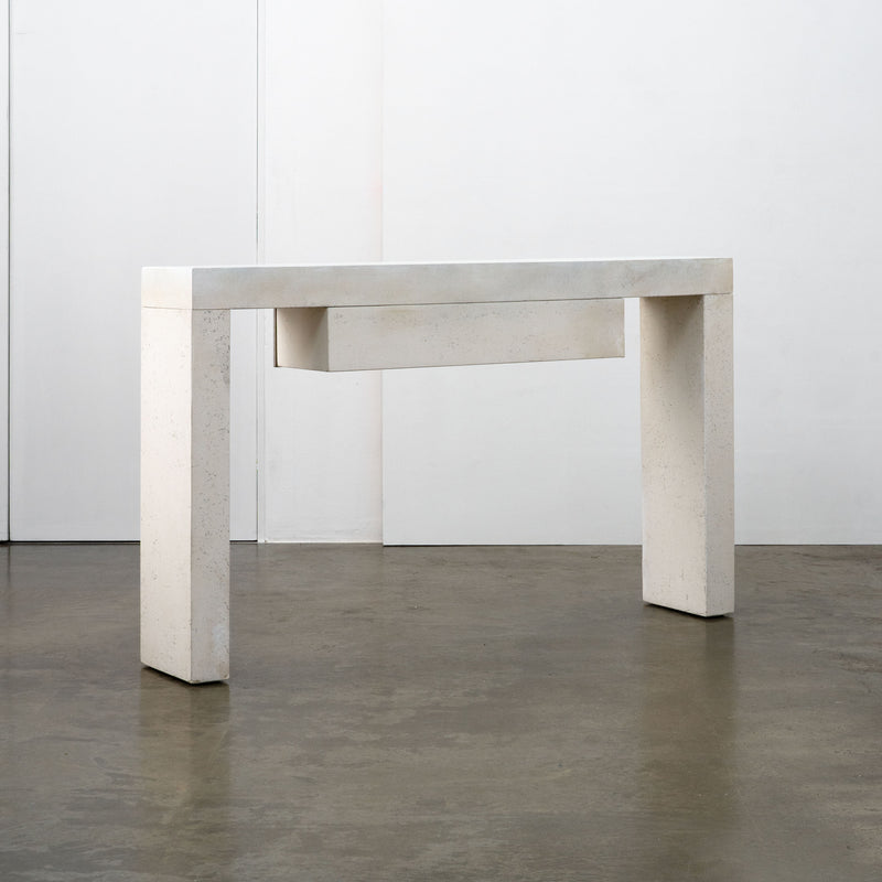 Postmodern Stone Console Table