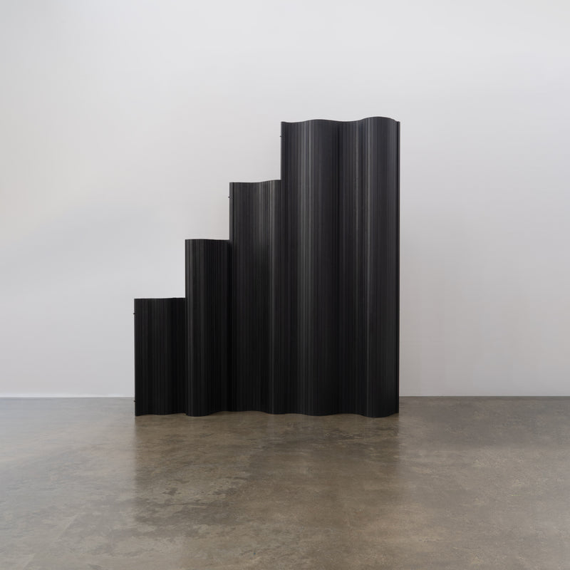 Tambour Screen in Fumed Poplar by Tom Roberts