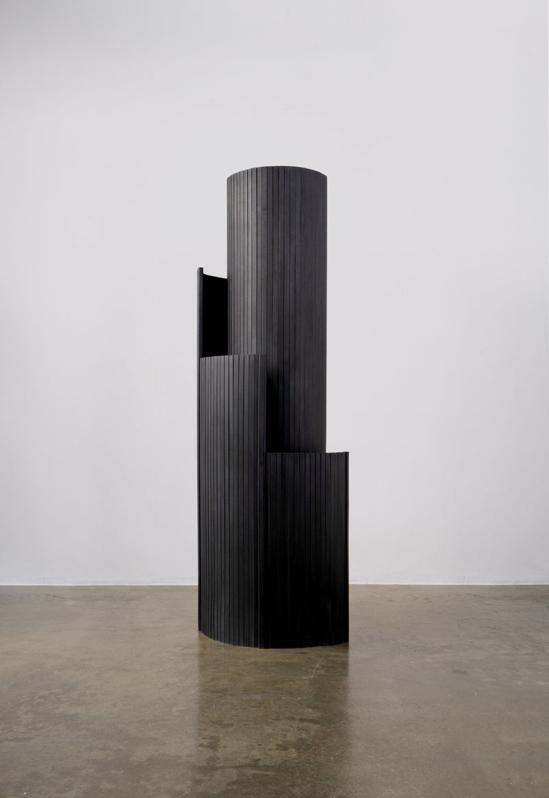 Tambour Screen in Fumed Poplar by Tom Roberts