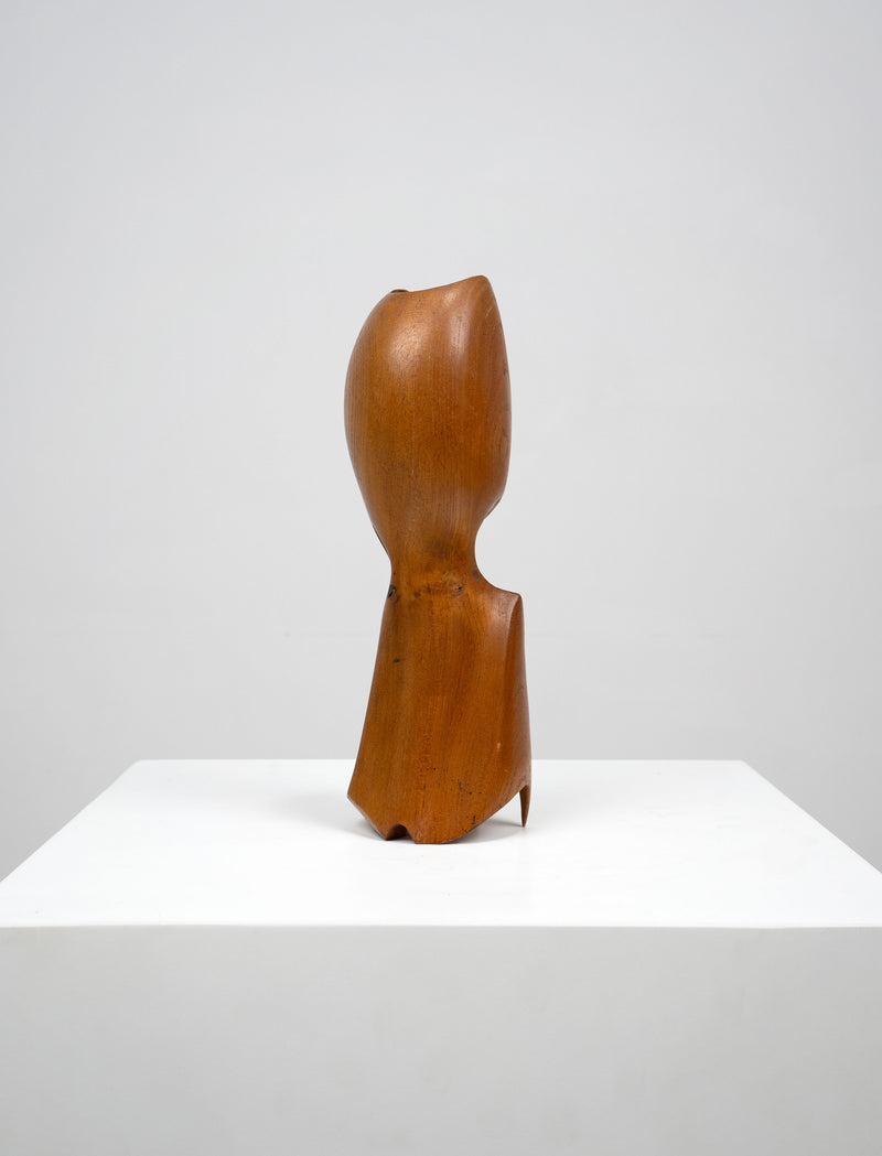 Small Abstract Oak Sculpture, c.1960
