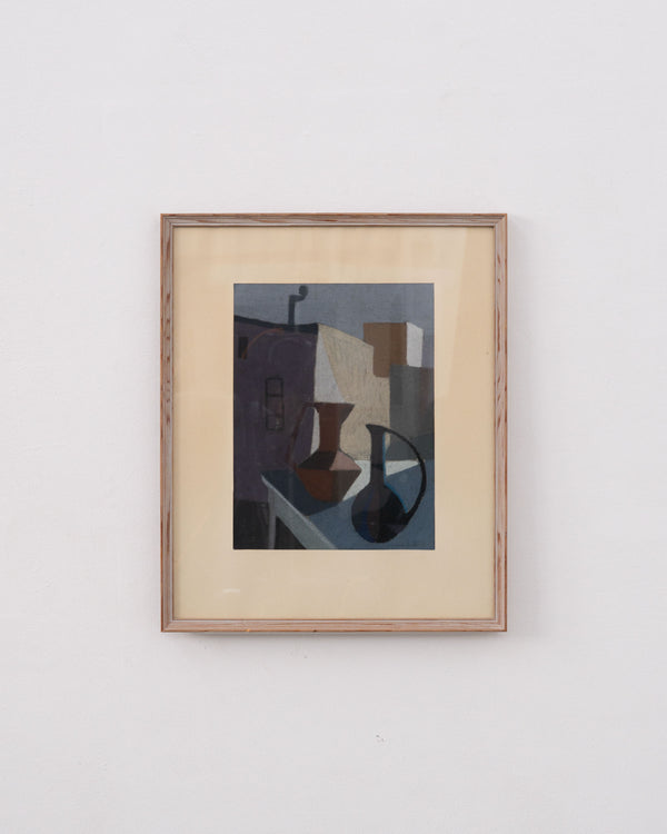 Still Life, Pastel on Paper, Carl Gunnar von Gegerfelt ( 1926 - 2012)