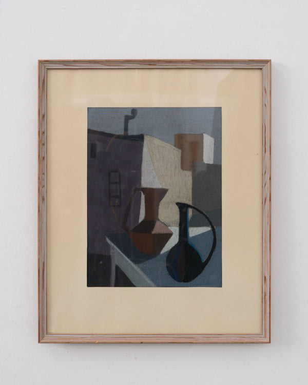 Still Life, Pastel on Paper, Carl Gunnar von Gegerfelt ( 1926 - 2012)
