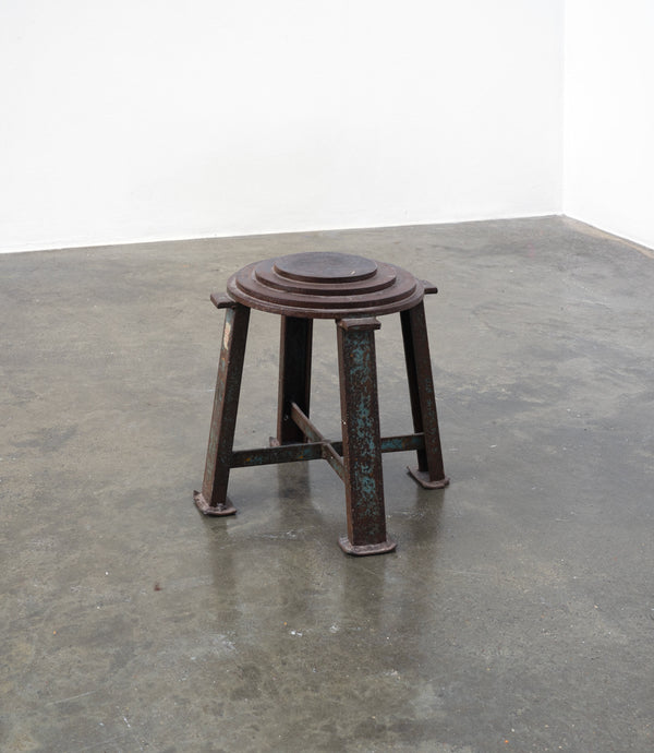 Vintage Cast Iron Anvil / Stool / Side Table