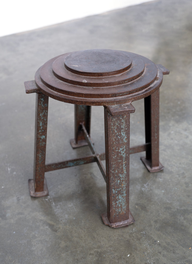 Vintage Cast Iron Anvil / Stool / Side Table