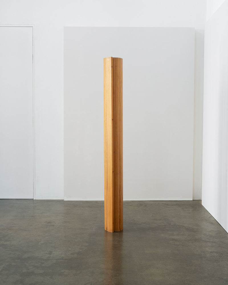 Pine Tambour Room Divider / Screen, c.1980