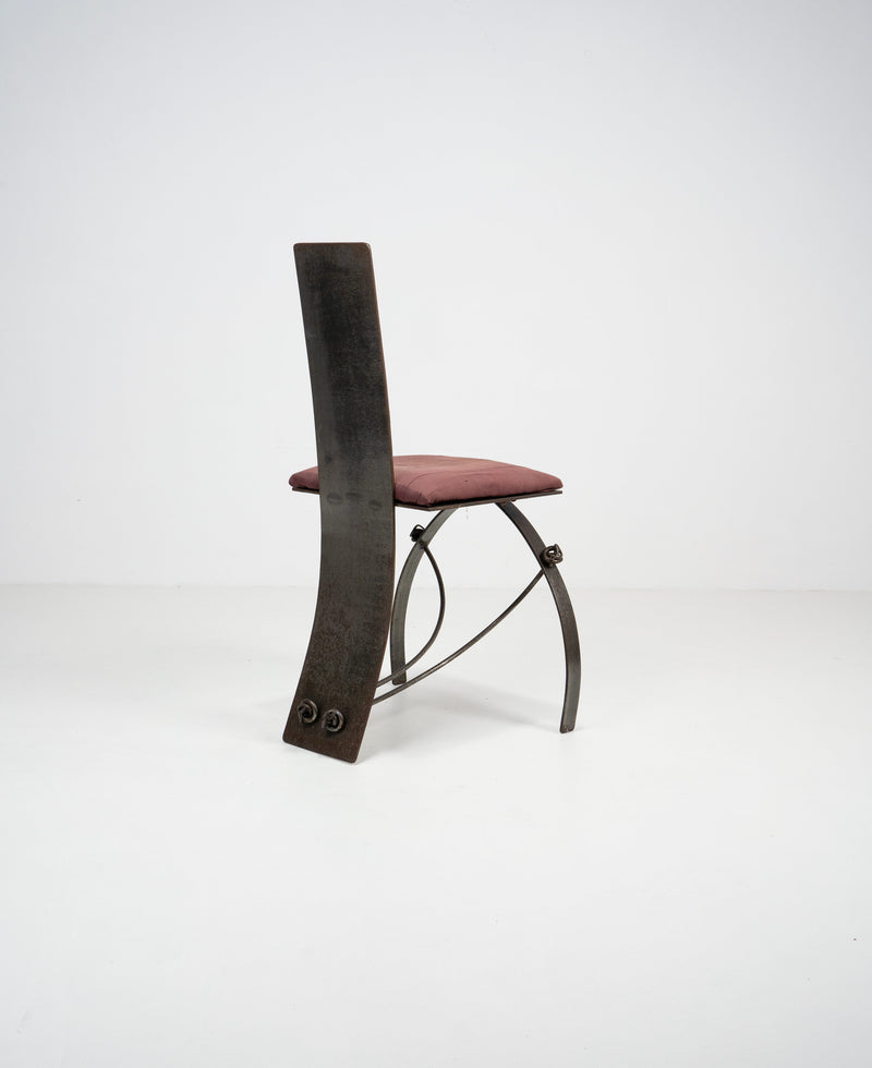 Late 20th Century Wrought Iron Chair