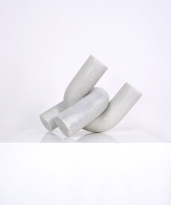 Vintage Abstract Marble Sculpture