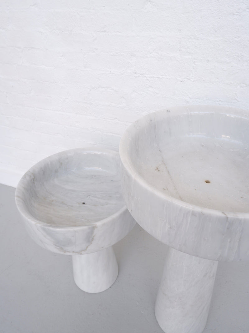 Marble Planters by Angelo Mangiarotti, Italy, c.1970
