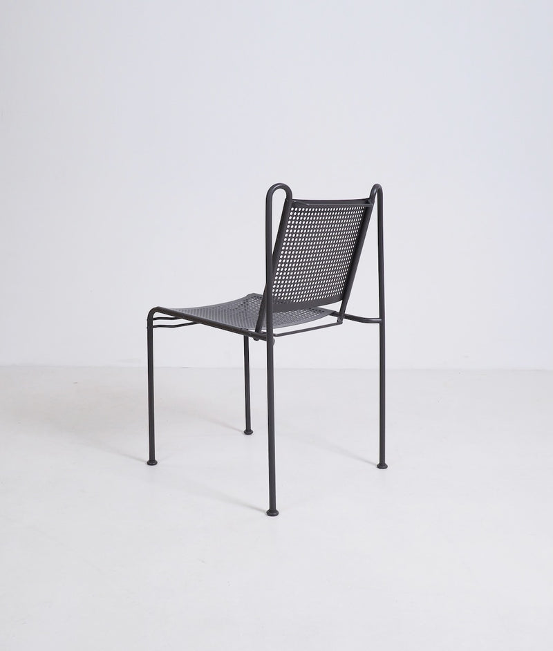Perforated Steel Side Chair, by Lindau and Lindekrantz, Sweden, 1984
