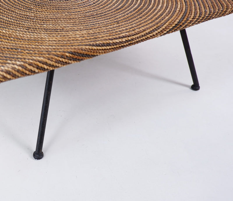 Rope and Steel Coffee Table, Italy, c.1970