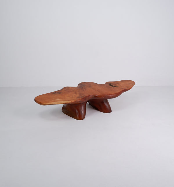 Vintage Sculptural Teak Root Coffee Table